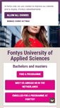 Mobile Screenshot of fontys.edu